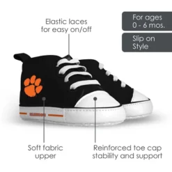 Baby Fanatic Pre-Walkers High-Top Unisex Baby Shoes - NCAA Clemson Tigers -Georgia Shoes Shop GUEST eebf3511 ae3a 4c8d a43e c3ae2bb44b78