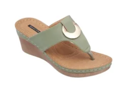 GC Shoes Genelle Hardware Comfort Slide Wedge Sandals -Georgia Shoes Shop GUEST efa89c90 3710 4a04 bfe7 7b10506bb8d5