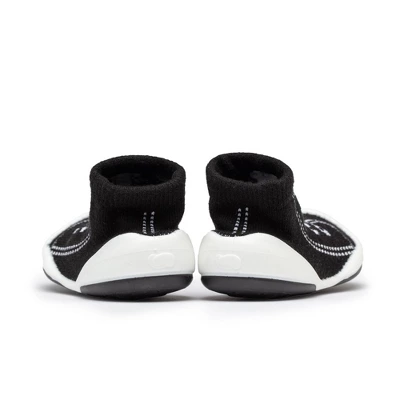 Komuello Toddler First Walk Sock Shoes - Sneakers Black 5 Komuello Toddler First Walk Sock Shoes - Sneakers Black - Image 3