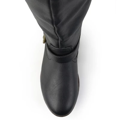 Journee Collection Extra Wide Calf Women's Spokane Boot 5 Journee Collection Extra Wide Calf Women's Spokane Boot - Image 3