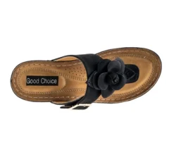 GC Shoes Flora Flower Comfort Slide Wedge Sandals -Georgia Shoes Shop GUEST f1c493cc c311 43c0 bde6 ca32bd29bec5