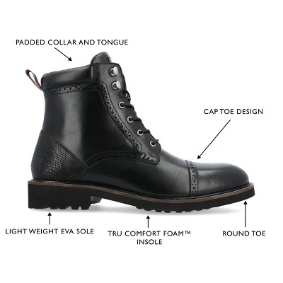 Thomas & Vine Tyrus Cap Toe Ankle Boot 9 Thomas & Vine Tyrus Cap Toe Ankle Boot - Image 7