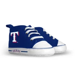 Baby Fanatic Pre-Walkers High-Top Unisex Baby Shoes - MLB Texas Rangers
