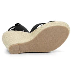 Allegra K Women's Espadrille Platform Lace Up Wedges Sandals -Georgia Shoes Shop GUEST f4aa2a60 a446 414b bbbd 97549747074a