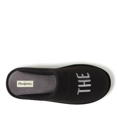 Dearfoams Men's Groom/Groomsmen Giftable Wedding Scuff Slipper 5 Dearfoams Men's Groom/Groomsmen Giftable Wedding Scuff Slipper - Image 3