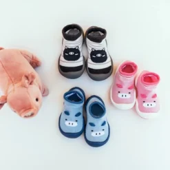Komuello Baby Girl First Walk Sock Shoes Piglet Pink -Georgia Shoes Shop GUEST f54d99a5 f0ef 4e4f abf8 a4f1890911d4