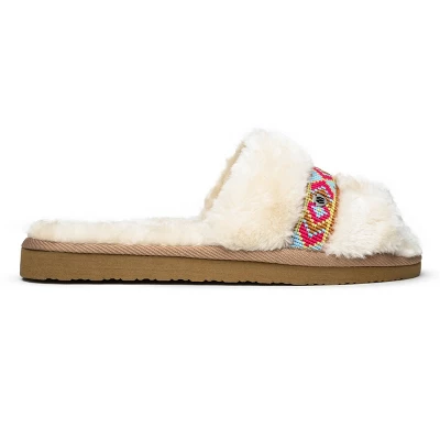 Minnetonka Women's Faux Fur London Slide Slipper 4 Minnetonka Women's Faux Fur London Slide Slipper - Image 2