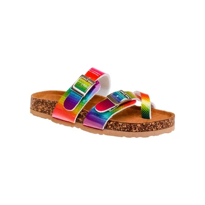 Kensie Girl Colorful Footbed Sandals (Little Kid Sizes) 9 Kensie Girl Colorful Footbed Sandals (Little Kid Sizes) - Image 7