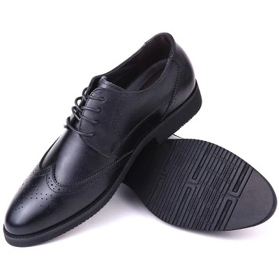 Mio Marino Men's Speckled Wingtip Laced Dress Shoes 7 Mio Marino Men's Speckled Wingtip Laced Dress Shoes - Image 5