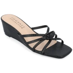 Journee Collection Womens Blayke Multi Strap Slip On Wedge Sandals -Georgia Shoes Shop GUEST f8d40d64 dbdd 4186 bd2c 18f4338c8705