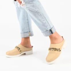 Journee Collection Womens Sheah Mules Round Toe Slip On Flats -Georgia Shoes Shop GUEST f8ff0493 4f77 4f7a 8531 7b05ad278c3e