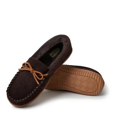 Fireside By Dearfoams Men's Nelson Bay Water Resistant Indoor/Outdoor Moccasin Slipper 3 Fireside By Dearfoams Men's Nelson Bay Water Resistant Indoor/Outdoor Moccasin Slipper