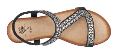 GC Shoes Dua Embellished Slingback Wedge Sandals 5 GC Shoes Dua Embellished Slingback Wedge Sandals - Image 3