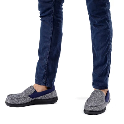 RockDove Men's SILVADUR Tweed Memory Foam Moc Slipper 8 RockDove Men's SILVADUR Tweed Memory Foam Moc Slipper - Image 6