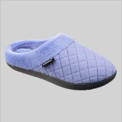 Isotoner Women's Diamond Quilted Microterry Hoodback Slippers - Light Purple -Georgia Shoes Shop GUEST fb75541a c947 4bd5 b1c2 c2b586c58ff5