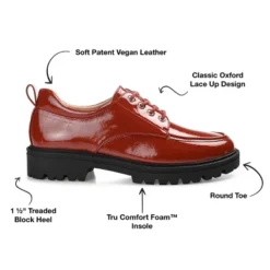 Journee Collection Womens Zina Oxford Almond Toe Lace-up Flats -Georgia Shoes Shop GUEST fb839c2b cb7b 4c29 ae26 2efa759a2c85