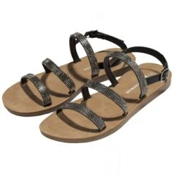 Alpine Swiss Womens Flat Strappy Rhinestone Sandals Gladiator Shoes -Georgia Shoes Shop GUEST fd4def91 3c11 4a40 9d9a 9e0b772bb1fd