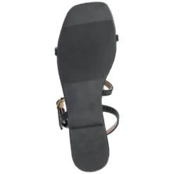 Journee Collection Womens Crishell Textured Material Sling Back Stacked Heel Sandals -Georgia Shoes Shop GUEST fde8c8aa 1b2d 4240 9e11 89be54666343