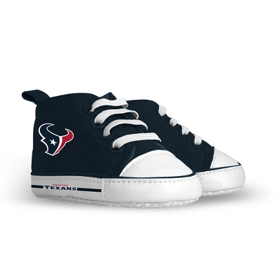 Baby Fanatic Pre-Walkers High-Top Unisex Baby Shoes - NFL Houston Texans 3 Baby Fanatic Pre-Walkers High-Top Unisex Baby Shoes - NFL Houston Texans